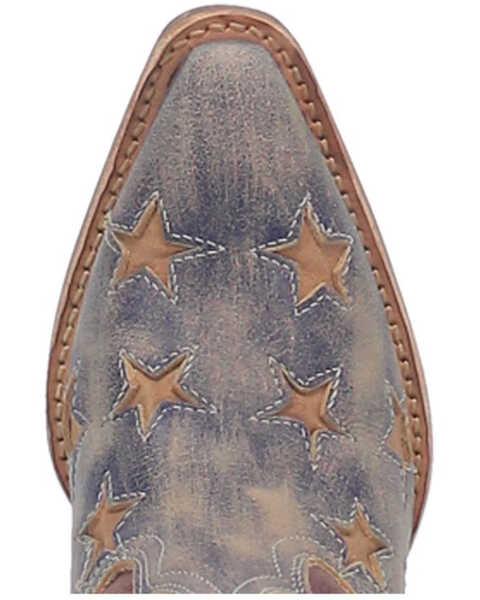 Image #6 - Dingo Women's Liberty Western Booties - Snip Toe, Blue, hi-res