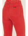 Image #4 - Rolla's Women's East Coast High Rise Corduroy Flare Pants, Red, hi-res