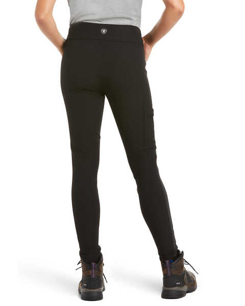 Image #2 - Ariat Women's Rebar Durastretch Utility Leggings, Black, hi-res