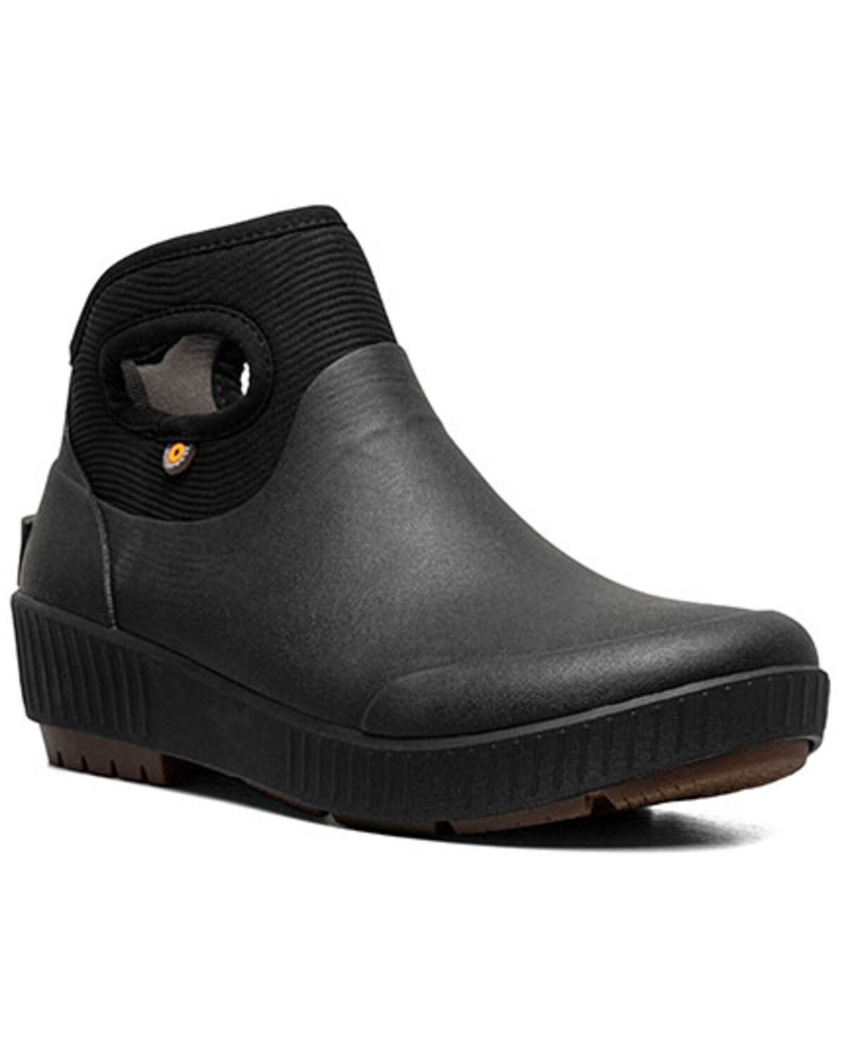 Bogs Women's Seattle II Ankle Rain Boots - Round Toe, Black, hi-res