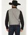 Image #4 - Cody James Men's Brogue Button-Down Vest, Black, hi-res