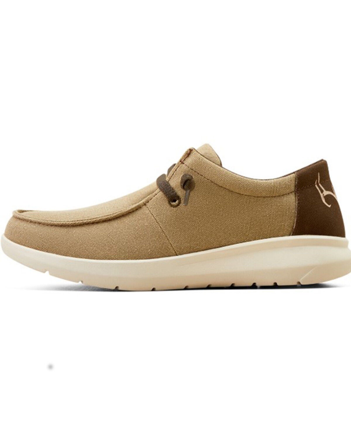 Image #2 - Ariat Men's Hilo Stretch Lace Casual Shoes - Moc Toe, Brown, hi-res
