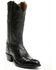 Image #1 - Tony Lama Men's Exotic Full-Quill Ostrich Western Boots - Round Toe, Black, hi-res