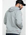 Image #2 - Ariat Men's FR Primo Fleece Logo Hooded Work Sweatshirt , Heather Grey, hi-res