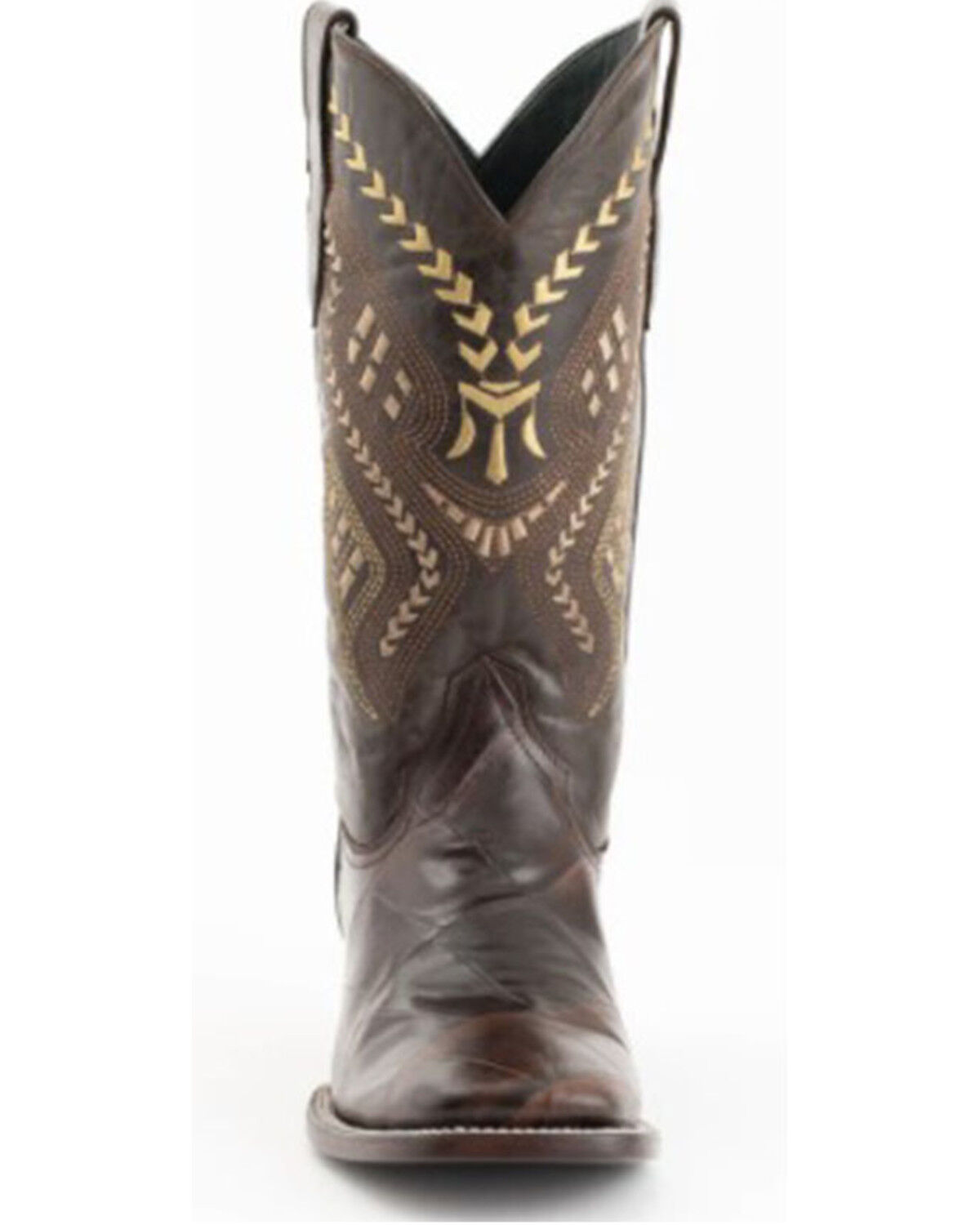 Image #3 - Ferrini Men's Jeese Brown Alligator Print Western Boots - Broad Square Toe, Brown, hi-res