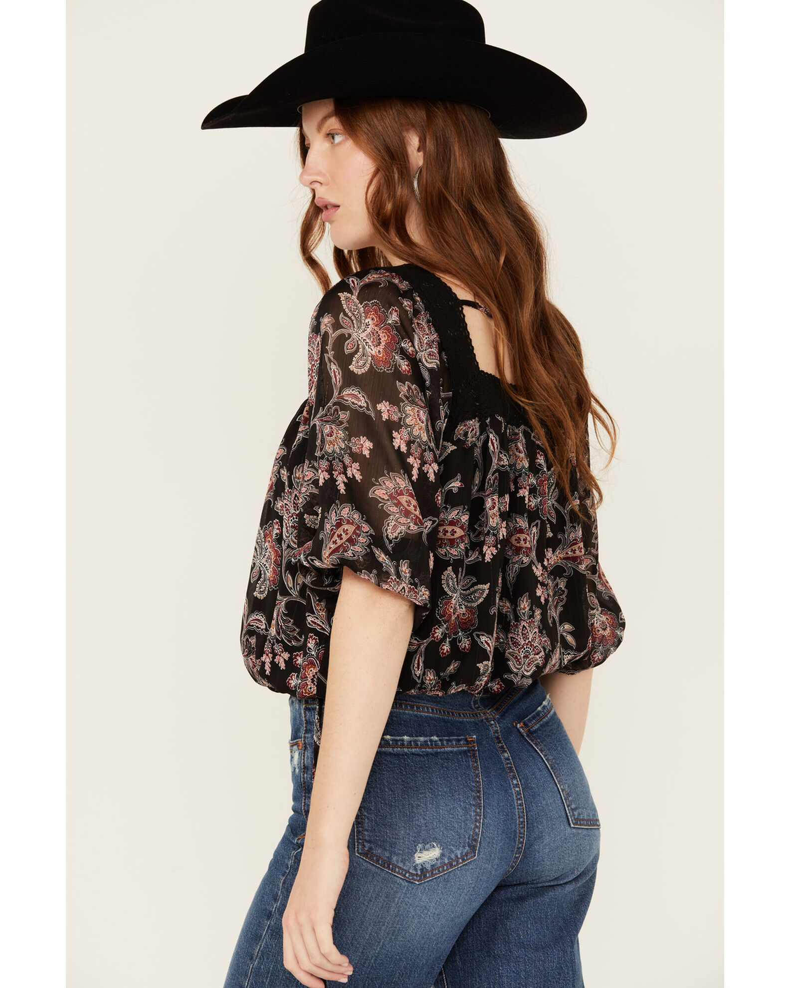 Women's short sleeve peasant tops 2025