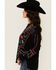 Image #2 - Johnny Was Women's Floral Embroidered Long Sleeve Blouse, Black, hi-res