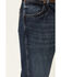 Wrangler Retro Men's Victoria Dark Wash Stretch Slim Bootcut Jeans , Blue, hi-res