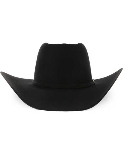 Image #3 - Rodeo King Brick 5X Felt Cowboy Hat, Black, hi-res