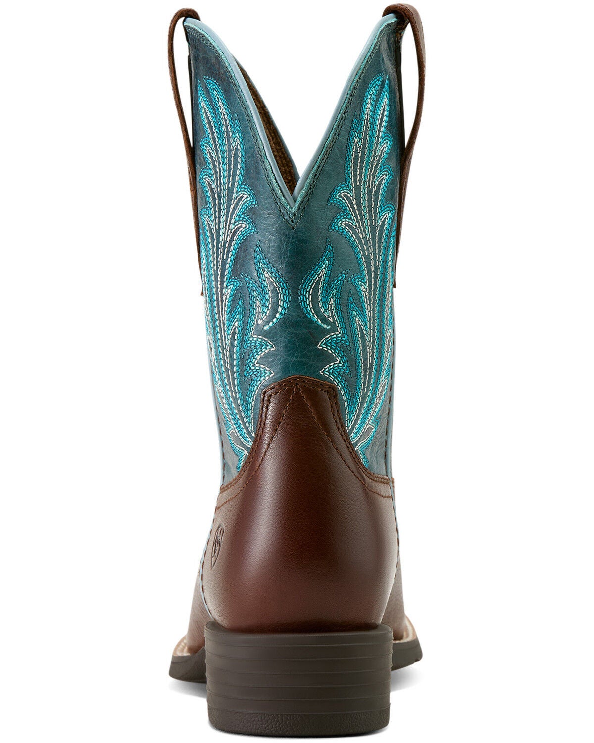 Image #3 - Ariat Women's Round Up Filly Performance Western Boots - Broad Square Toe, Blue, hi-res