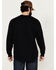 Image #4 - Hawx Men's FR Long Sleeve Pocket T-Shirt - Big, Navy, hi-res