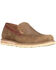 Lucchese Men's Olive Suede After-Ride Slip-On Casual Moccasin - Moc Toe , Olive, hi-res