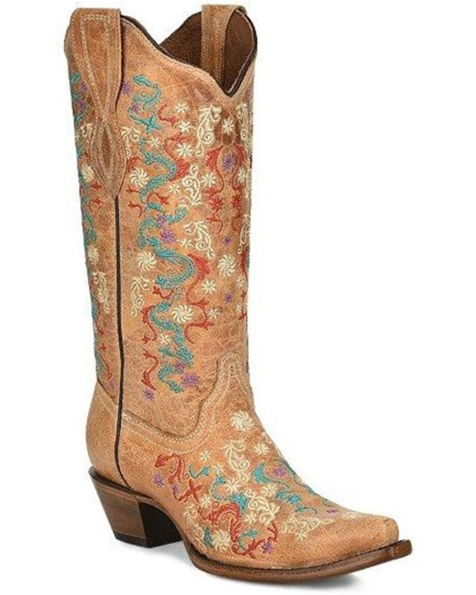 Circle g floral embroidered boots hotsell