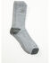 Image #1 - Hawx Men's Gray Crew Work Socks, No Color, hi-res