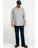 Hawx Men's FR Pocket Henley Long Sleeve Work Shirt - Tall , Silver, hi-res