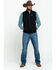 Image #6 - Ariat Men's Logo 2.0 Softshell Zip-Up Vest, Black, hi-res