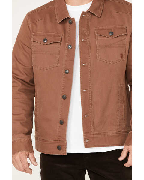 Image #4 - Brothers and Sons Men's Calvary Trucker Blanket-Lined Jacket, Camel, hi-res