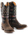Image #1 - Tin Haul Men's Open Season Transparent Western Boots - Broad Square Toe, Brown, hi-res