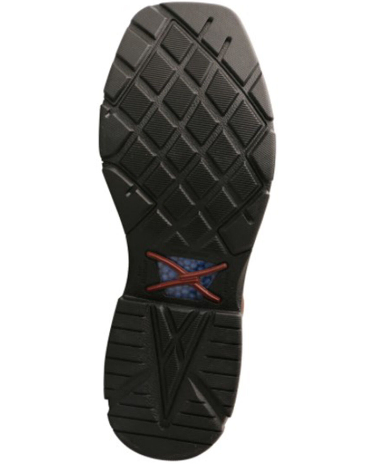 Image #6 - Twisted X Men's Cellstretch 8" Lacer Waterproof Leather Work Boots - Broad Square Toe, Brown, hi-res