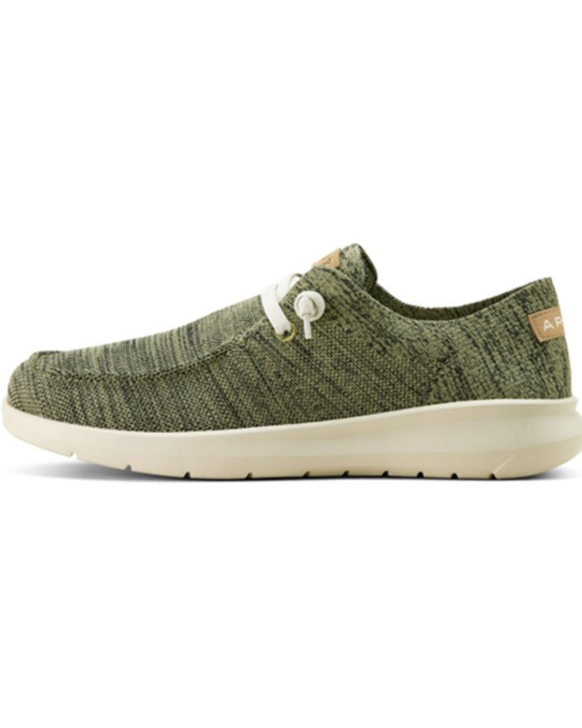 Image #3 - Ariat Men's Hilo Casual Shoes - Moc Toe, Olive, hi-res