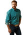 Image #3 - Ariat Men's Wrinkle Free Fuller Mosaic Print Classic Fit Long Sleeve Button-Down Western Shirt, Dark Green, hi-res