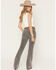 Image #3 - Shyanne Women's Banks Mid Rise Bootcut Comfort Stretch Denim Jeans, Black, hi-res