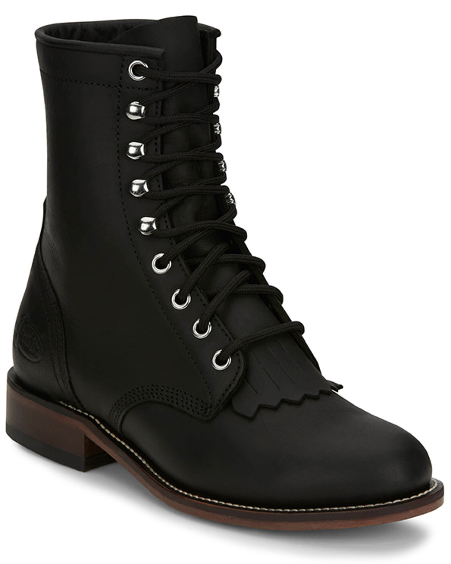 Justin Women s McKean Lace Up Boots Round Toe