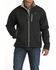 Image #1 - Cinch Men's Solid Logo Bonded Softshell Jacket - Big, Navy, hi-res