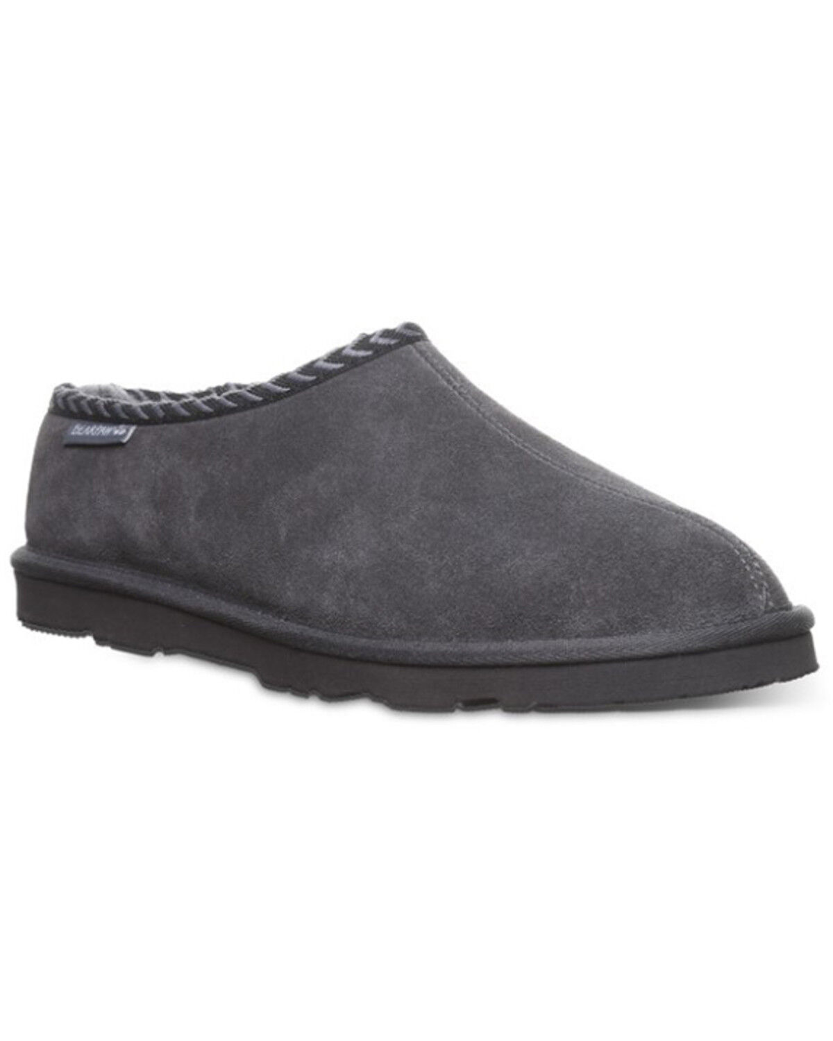 Image #1 - Bearpaw Men's Beau Slippers, Grey, hi-res