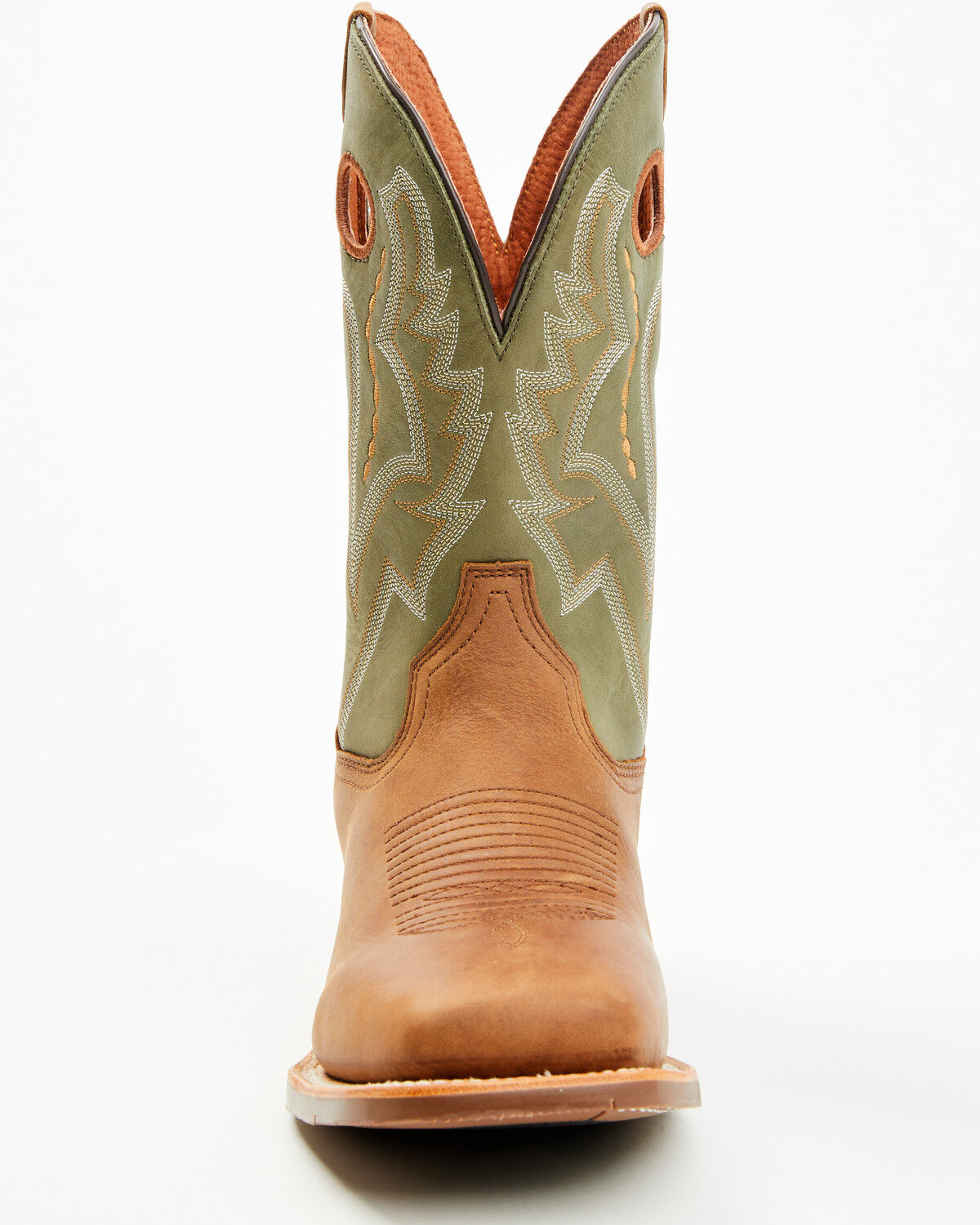 Image #4 - Dan Post Men's Leighton Performance Western Boots - Broad Square Toe, Brown, hi-res