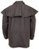 Outback Trading Co. Men's Short Oilskin Duster, Brown, hi-res