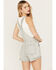 Image #4 - Free People Women's Light Wash Denim Novelty Ziggy Shortalls, Light Wash, hi-res