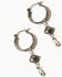 Image #3 - Shyanne Women's Bisbee Falls Multi-Strand Necklace & Earrings Jewelry Set, Silver, hi-res