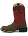 Image #3 - Justin Men's Show Stopper Wester Boots - Broad Square Toe, Grey, hi-res