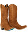 Image #1 - Lane Women's Emma Jane Suede Tall Western Boots - Snip Toe, Brown, hi-res