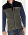 Image #3 - Hooey Men's Color Block Fleece Vest, Charcoal, hi-res