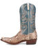 Image #3 - Dan Post Men's Exotic Python Western Boots - Snip Toe, Natural, hi-res
