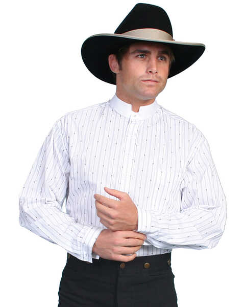Rangewear by Scully Pinkerton Stripe Shirt, White, hi-res