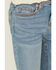 Image #2 - Shyanne Little Girls' Light Wash Shayla Bootcut Stretch Denim Riding Jeans, Light Wash, hi-res
