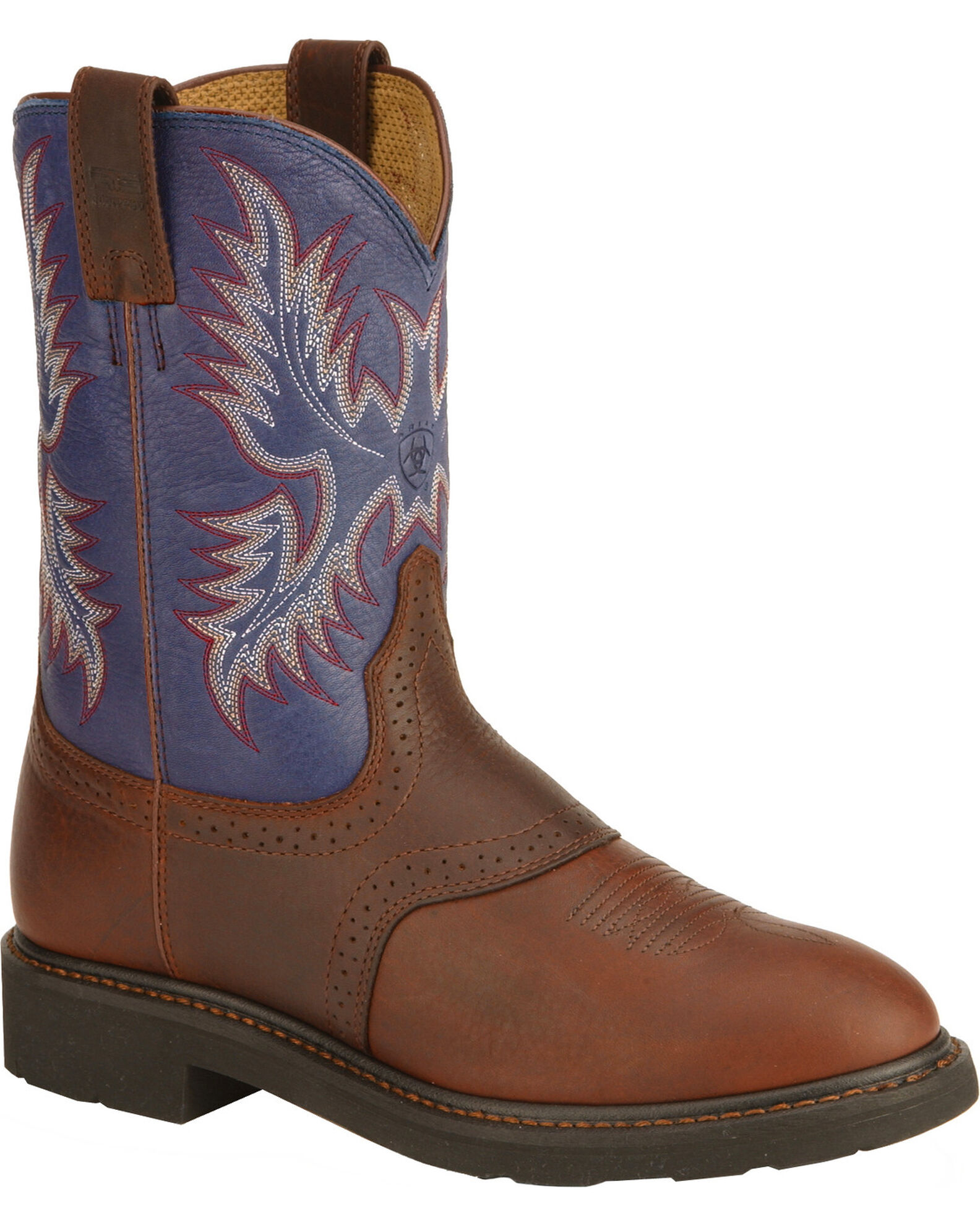 Ariat Sierra Saddle Vamp Work Boots Soft Toe Country Outfitter