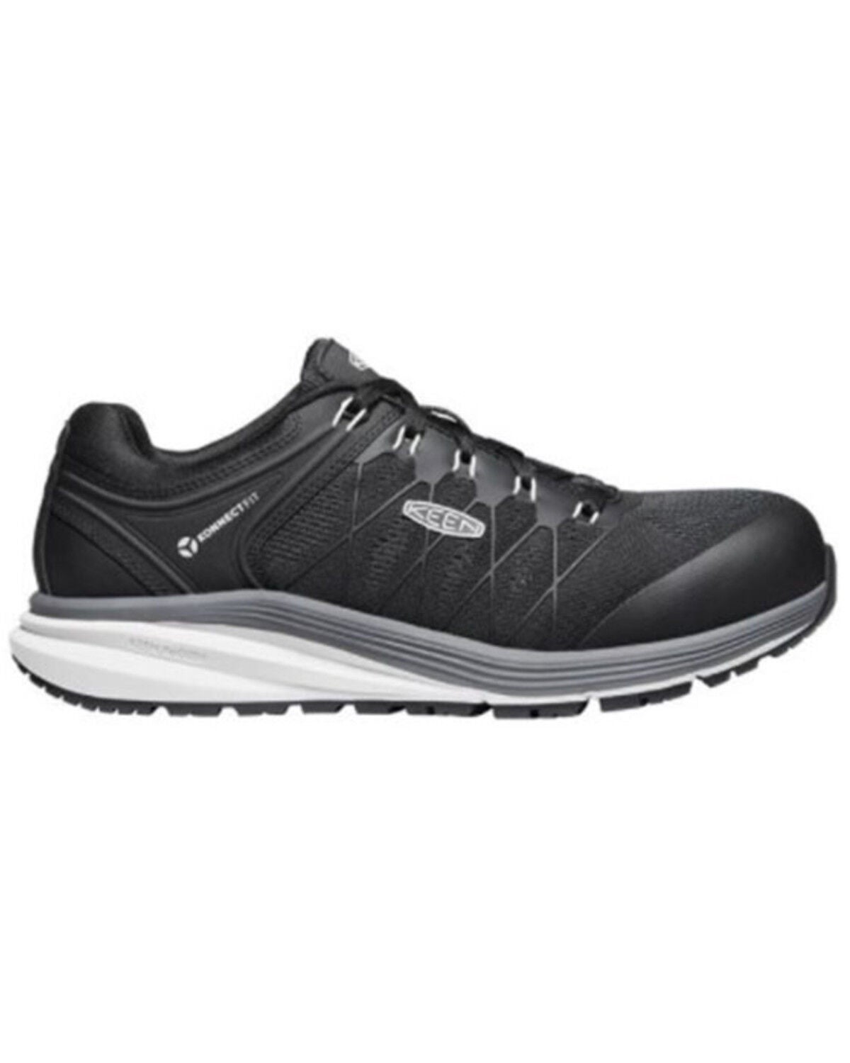 Image #2 - Keen Men's Vista Energy Work Shoes - Carbon Toe, Black, hi-res