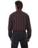 Image #2 - Rangewear by Scully Men's Black Stripe Long Sleeve Western Shirt, Black, hi-res
