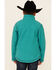 Image #4 - Powder River Outfitters Boys' Honeycomb Performance Zip-Front Fleece Jacket, Jade, hi-res