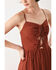 Image #3 - Flying Tomato Women's Terracotta Sunset Woven Maxi Dress, Rust Copper, hi-res