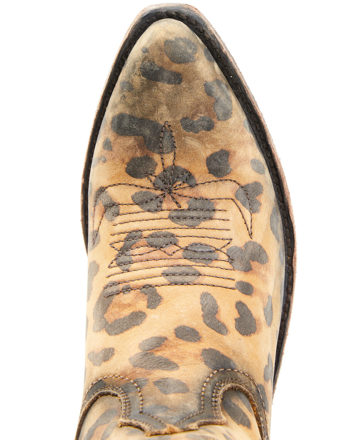 Image #6 - Liberty Black Women's Allyssa Leopard Print Western Boots - Round Toe, Tan, hi-res