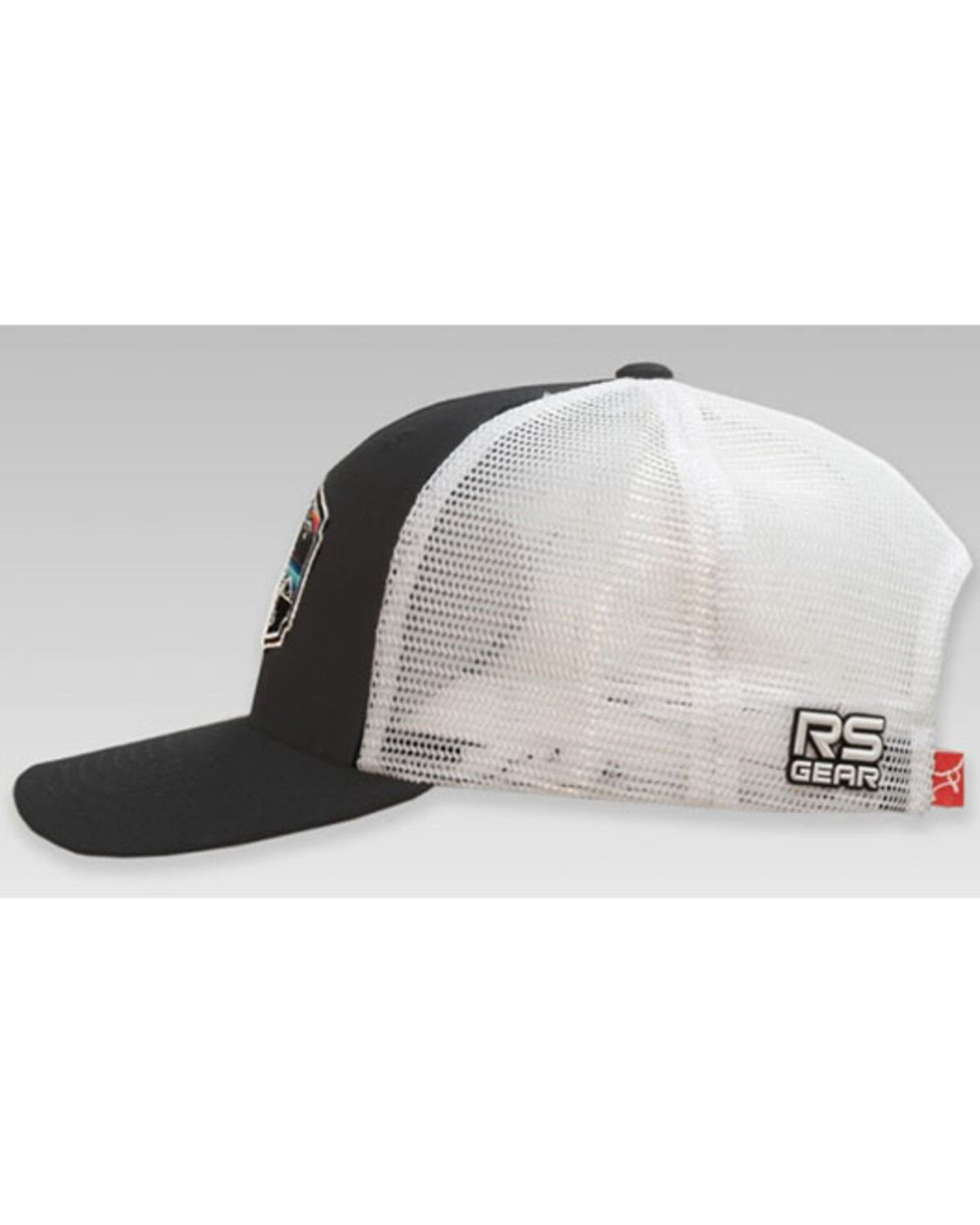 Image #3 - Ropesmart Men's Gray Serape Live Free Embroidered Patch Mesh-Back Ball Cap, Grey, hi-res