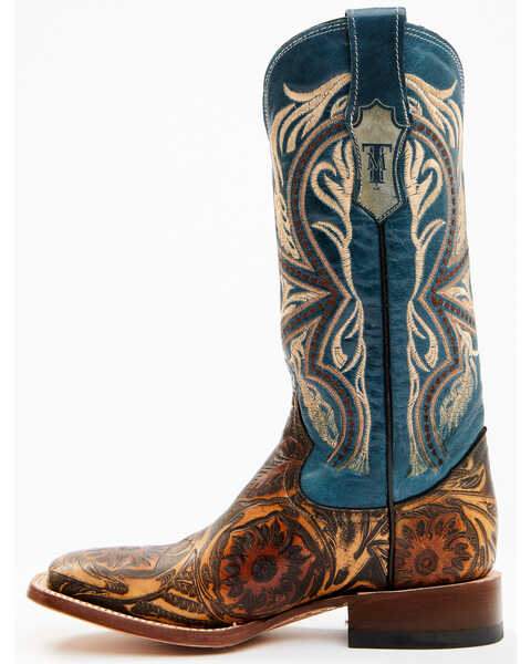 Image #3 - Tanner Mark Women's Jaw Dropper Western Boots - Broad Square Toe, Oryx, hi-res