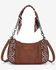 Image #1 - Wrangler Women's Braided Paisley Bandana Shoulder Bag, Brown, hi-res