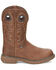 Justin Men's Rush Western Work Boots - Composite Toe, Brown, hi-res