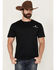 Image #2 - Smith & Wesson Men's Logo Short Sleeve Graphic T-Shirt, Black, hi-res
